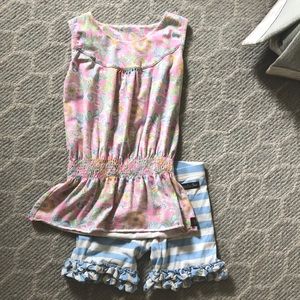 Matilda Jane top and shortie set size 6